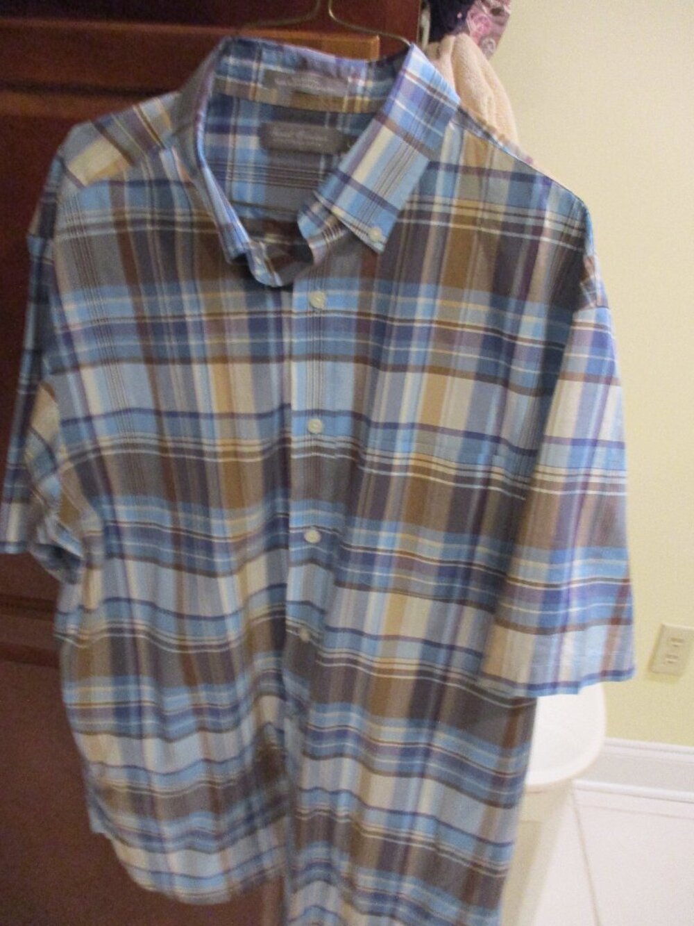 Men's Daniel Cremieux Multicolor Short Sheeve Shirt Size: L